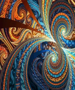 Colorful Fractal Diamond Painting