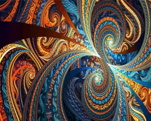 Colorful Fractal Diamond Painting
