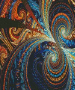 Colorful Fractal Diamond Painting
