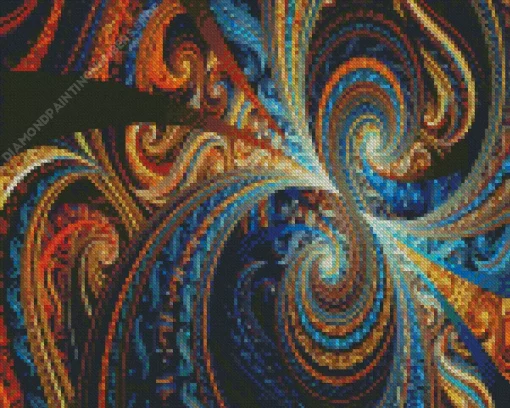 Colorful Fractal Diamond Painting