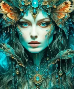 Cool Forest Queen Art Diamond Painting