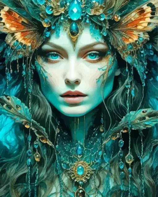 Cool Forest Queen Art Diamond Painting