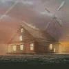 Courage the Cowardly Dog House Diamond Painting