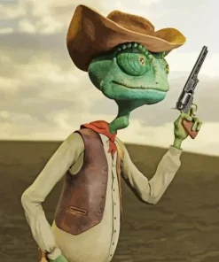 Cowboy Rango Diamond Painting