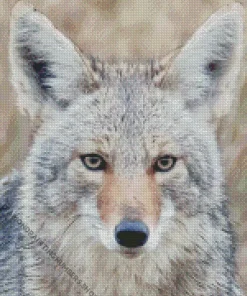 Coyote Face Diamond Painting