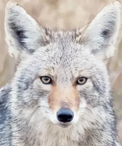 Coyote Face Diamond Painting