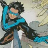 Dick Grayson Nightwing Diamond Painting