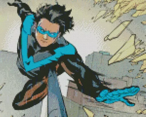 Dick Grayson Nightwing Diamond Painting