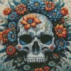 Flowered Skull Art Diamond Painting