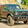 Green Ford Bronco Diamond Painting