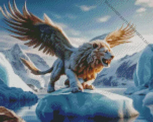Griffin Lion Diamond Painting