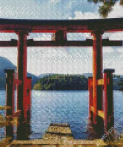 Hakone Shinto Shrine Diamond Painting