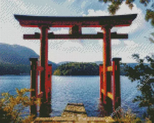 Hakone Shinto Shrine Diamond Painting