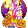 Halloween Rick And Morty Diamond Painting