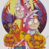 Halloween Rick And Morty Diamond Painting