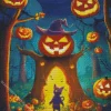 Halloween Tree Diamond Painting