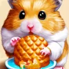 Hamster Eating Diamond Painting