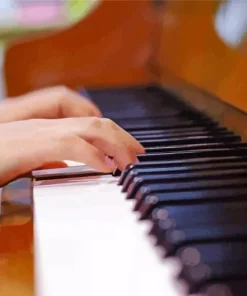 Hands Playing Piano Diamond Painting