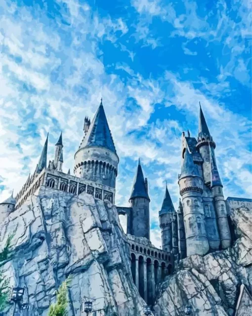Hogwarts Castle Diamond Painting