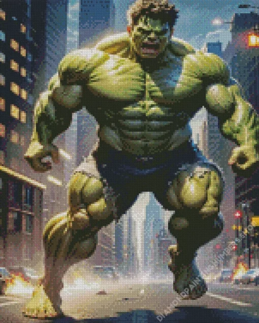 Hulk Screaming Diamond Painting
