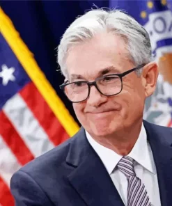 Jerome Powell Smiling Diamond Painting