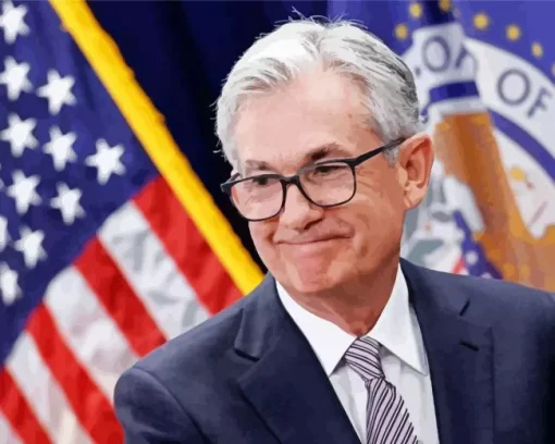 Jerome Powell Smiling Diamond Painting