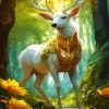 Magical Guardian Deer Diamond Painting