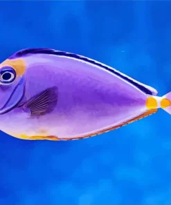 Purple Fish Diamond Painting
