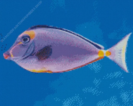 Purple Fish Diamond Painting