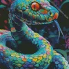 Rainbow Snake Diamond Painting