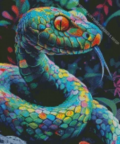Rainbow Snake Diamond Painting