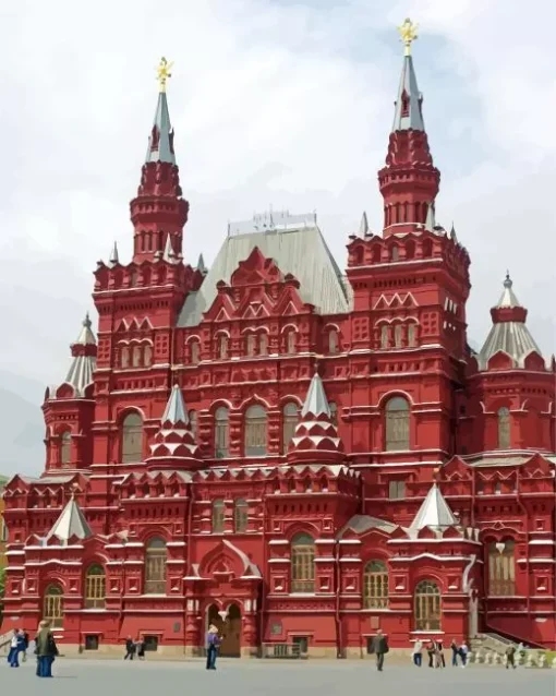 Red Square Moscow Diamond Painting