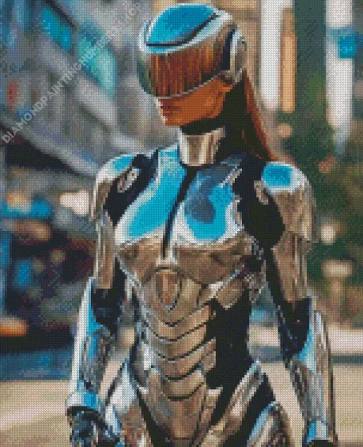 Robocop Girl Diamond Painting