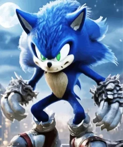 Sonic The Werewolf Diamond Painting