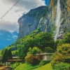 Staubbach Waterfall Diamond Painting