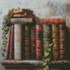 Vintage Books Diamond Painting