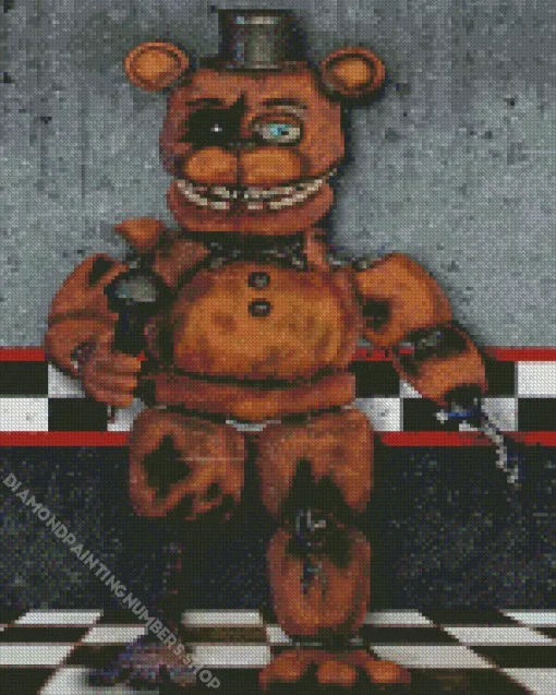 Withered Freddy Diamond Painting