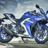 Yamaha Blue Motorbike Diamond Painting