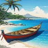 Animation Boat Diamond Painting