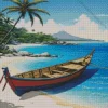 Animation Boat Diamond Painting