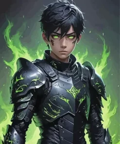 Anime Warrior Boy Diamond Painting