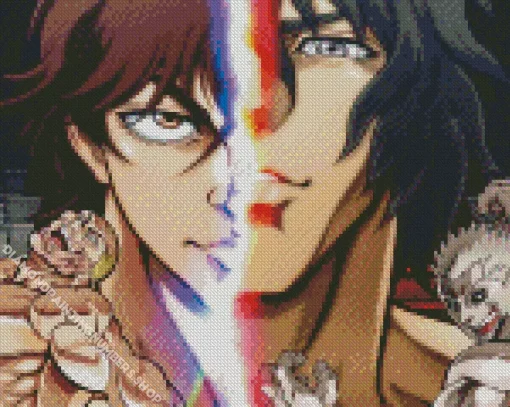 Baki vs Kengan Diamond Painting