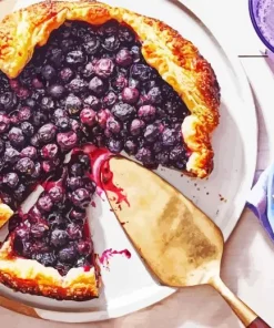 Blueberry Galette Diamond Painting
