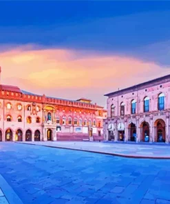Bologna Piazza Maggiore Diamond Painting