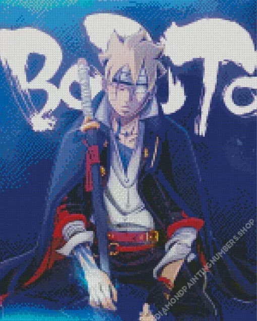 Boruto Uzumaki Character Diamond Painting