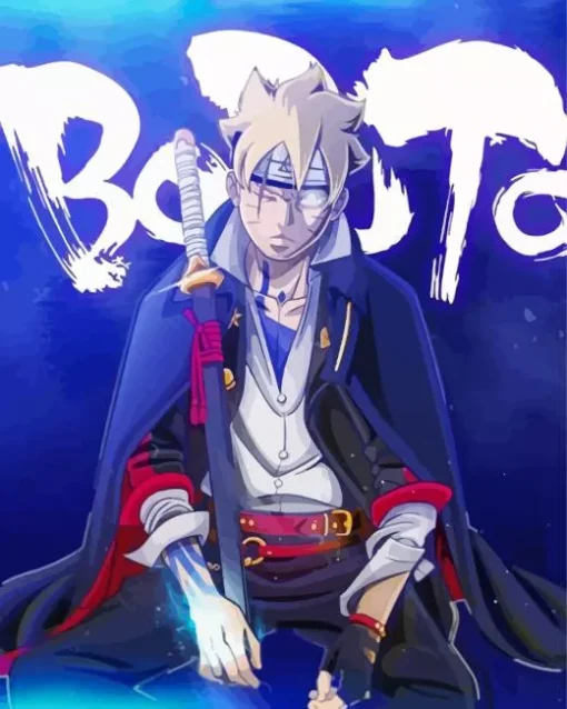 Boruto Uzumaki Character Diamond Painting