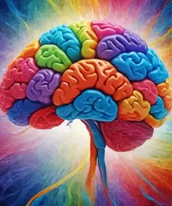 Colorful Brain Diamond Painting