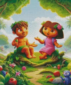 Dora the Explorer Diamond Painting