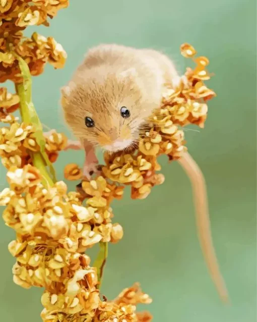 Eurasian Harvest Mouse Diamond Painting