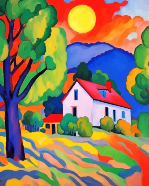 Fauvism House Diamond Painting